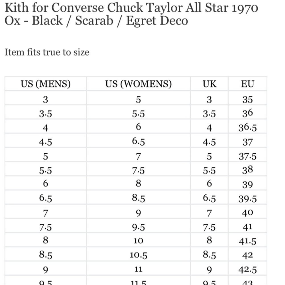 KITH Converse - Picture 4 of 4